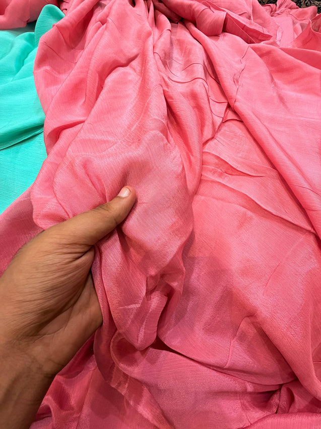Most Premium Pure Natural Chinon Chiffon FABRIC