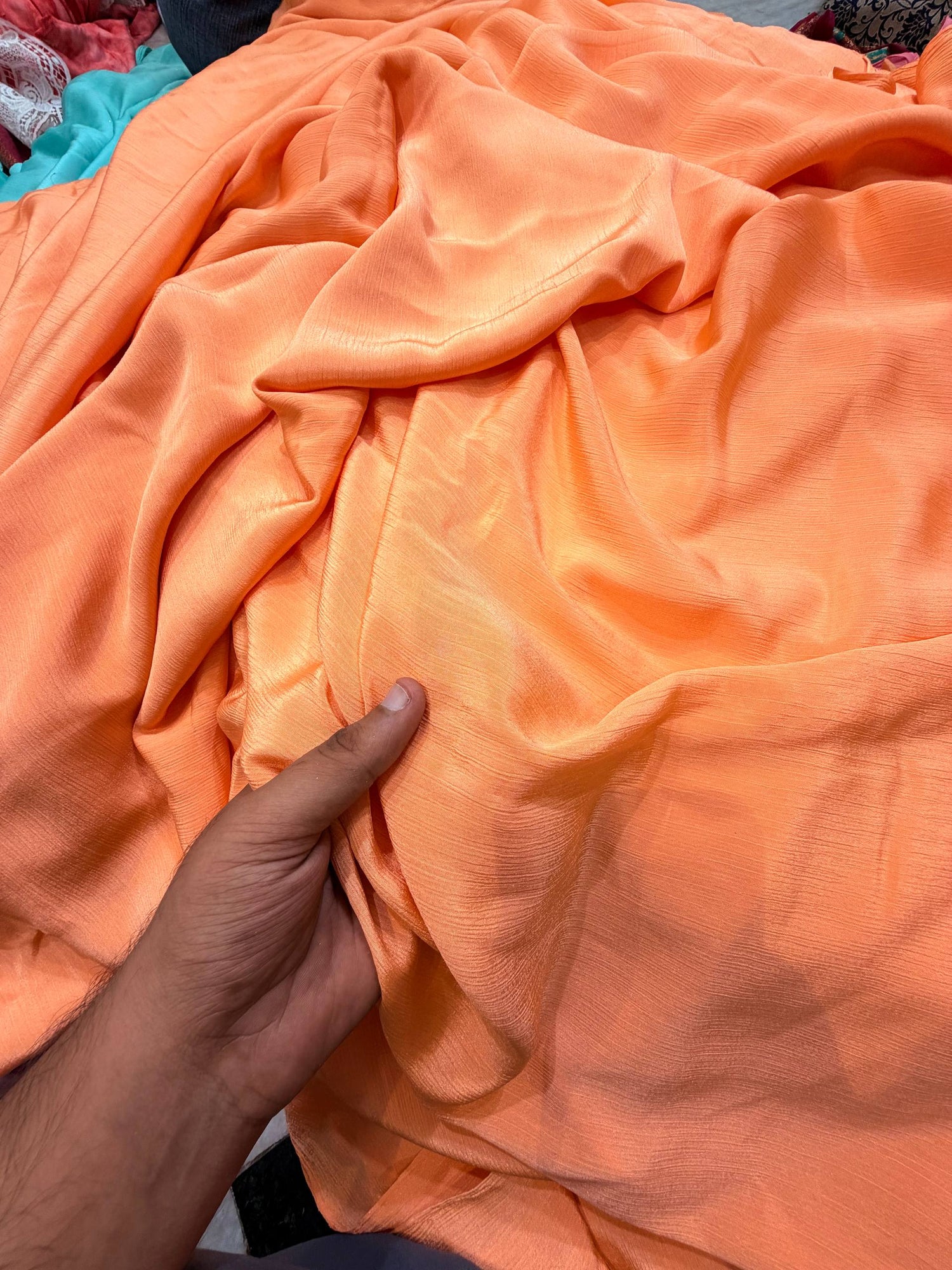 Most Premium Pure Natural Chinon Chiffon FABRIC