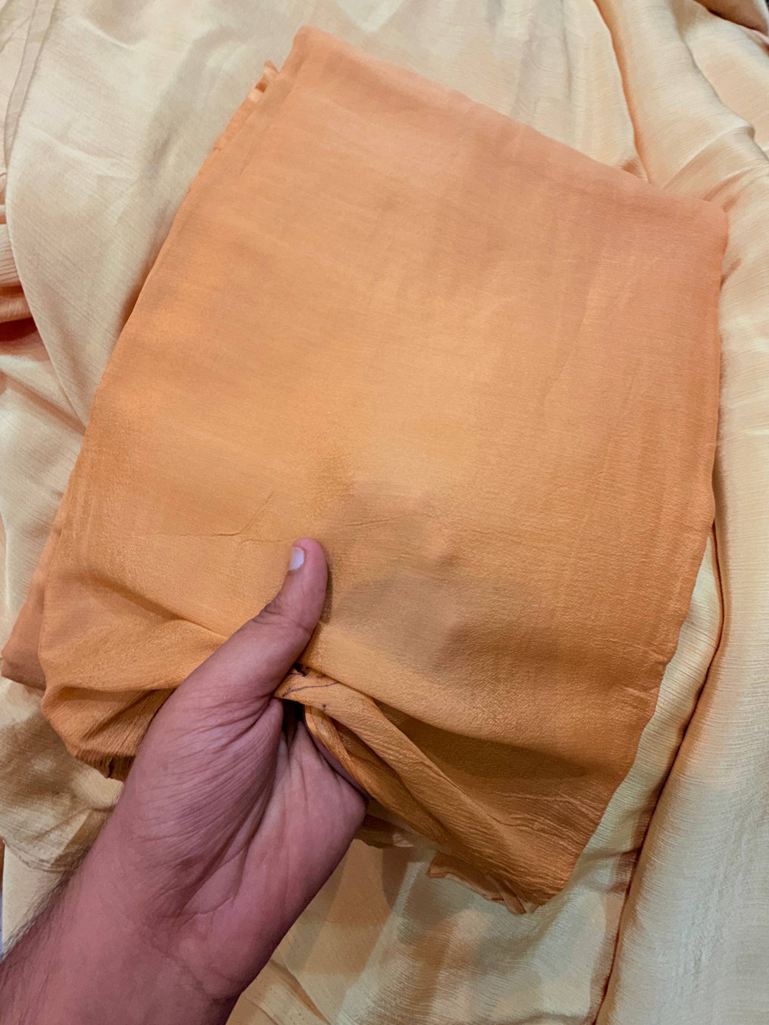 Most Premium Pure Natural Chinon Chiffon FABRIC