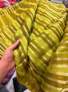 Most Premium Pure Organza Silk Stripes FABRIC