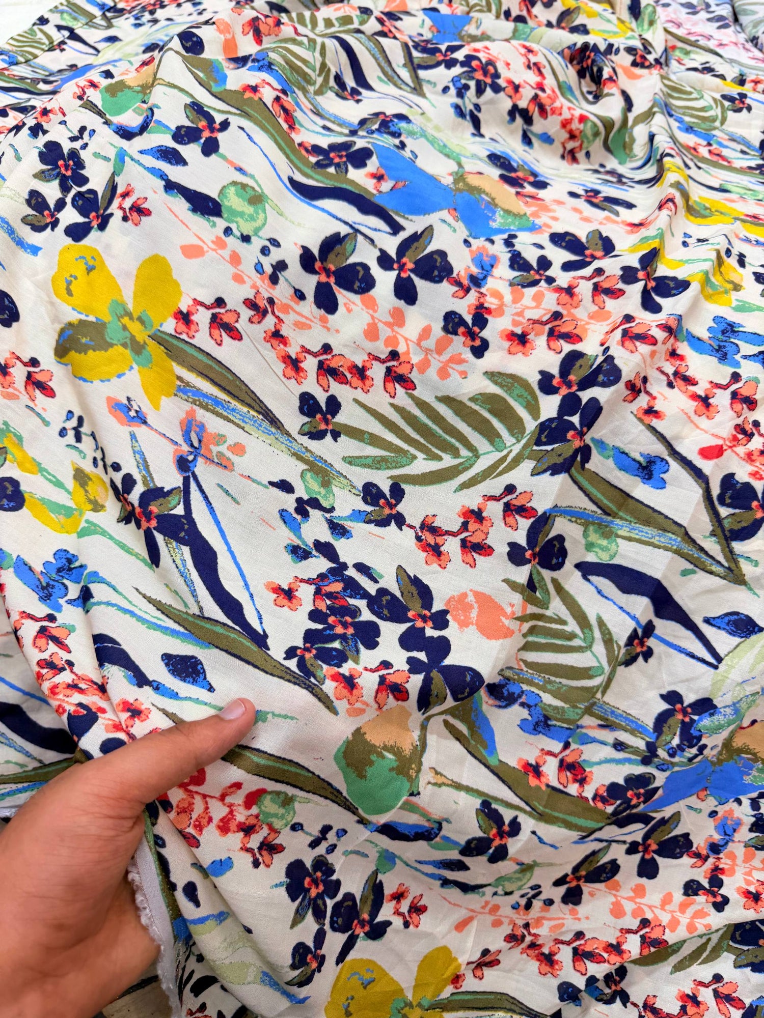 Most Premium BRANDED Pure Muslin Cotton PRINTED FABRIC (Big WIDTH!!)