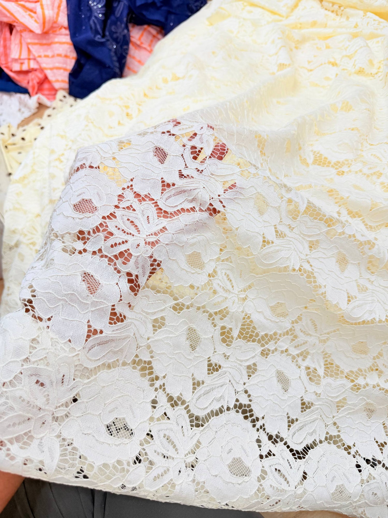 Most Premium Pure Imported Crosia FABRIC (Big WIDTH!!)
