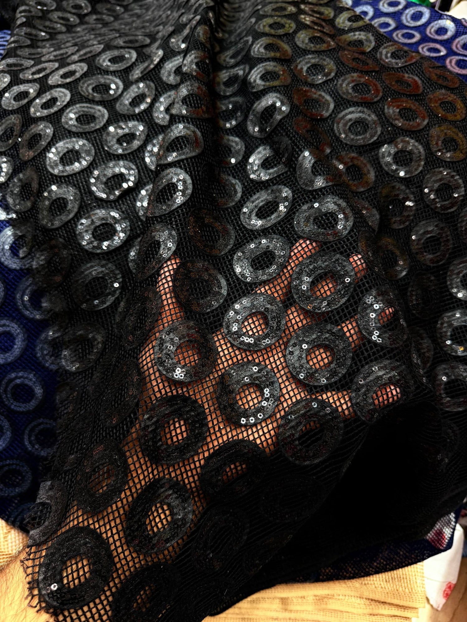 Most Premium Imported Net Applique FABRIC (Big WIDTH!!)
