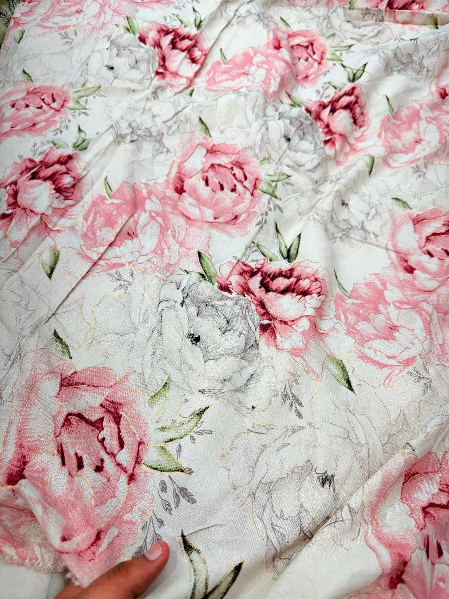 Most Premium Pure Modal Cotton FABRIC PRINTED (Big WIDTH!!)