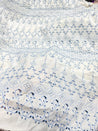 Most Premium Pure Cotton Hakuba Chikankari Fabric (Big WIDTH!!)