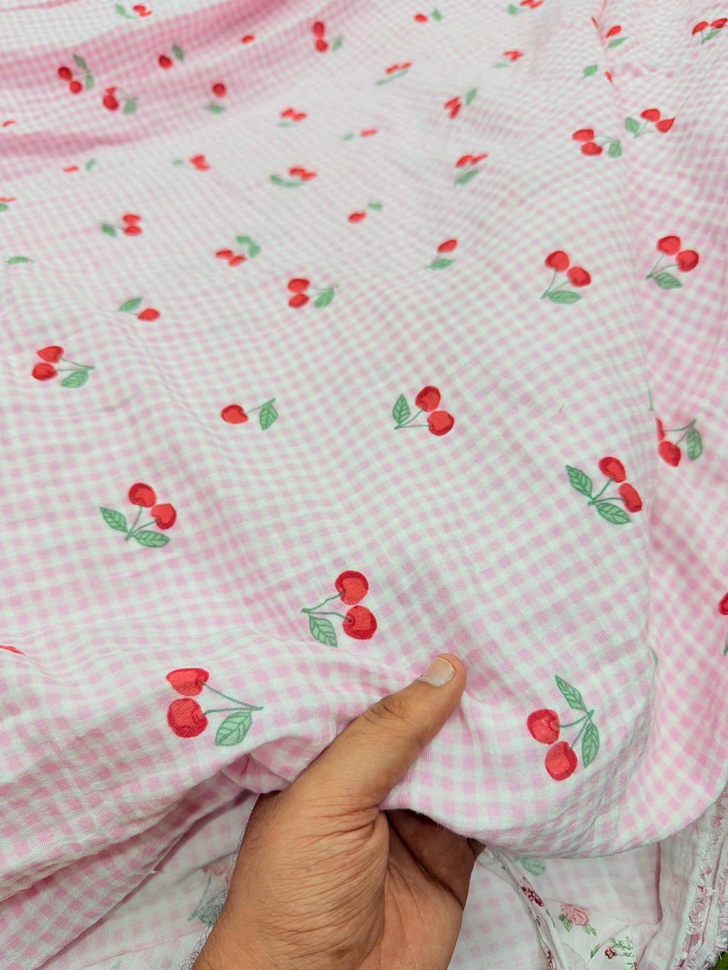 Most Premium Pure Double Cloth Cotton PRINTED FABRIC (Big WIDTH!!)
