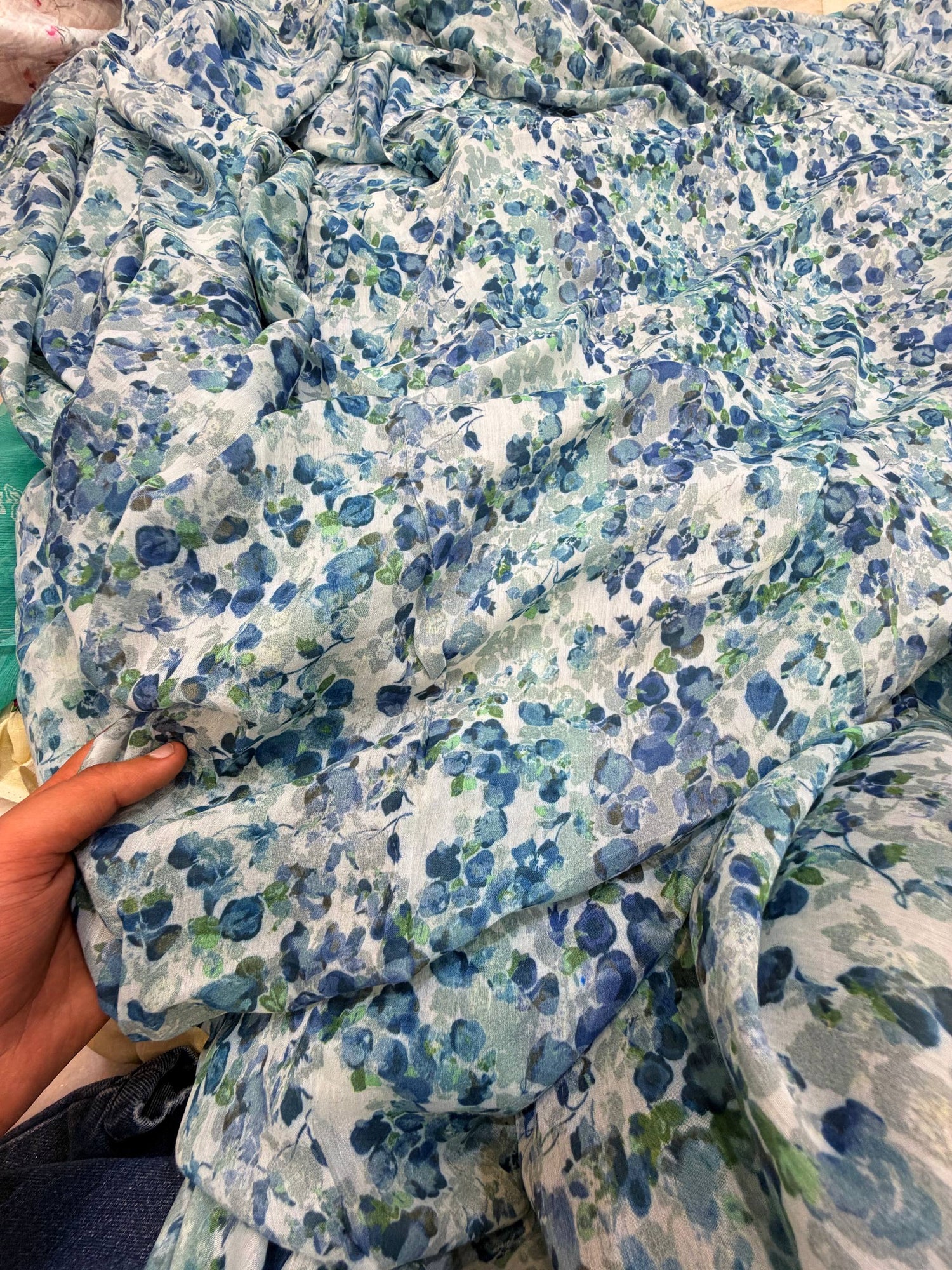 Most Premium Pure Modal Muslin Cotton PRINTED FABRIC