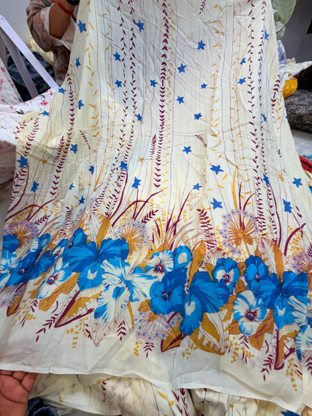 Most Premium Pure Modal Muslin Cotton PRINTED FABRIC