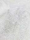 Most Premium Pure Cotton Hakuba Chikankari FABRIC (Big WIDTH!!) (Dyeable Also)