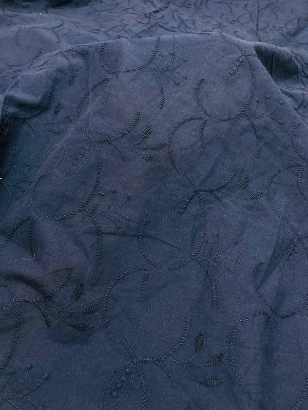 Most Premium Pure Cotton Hakuba Chikankari FABRIC (Big WIDTH!!)