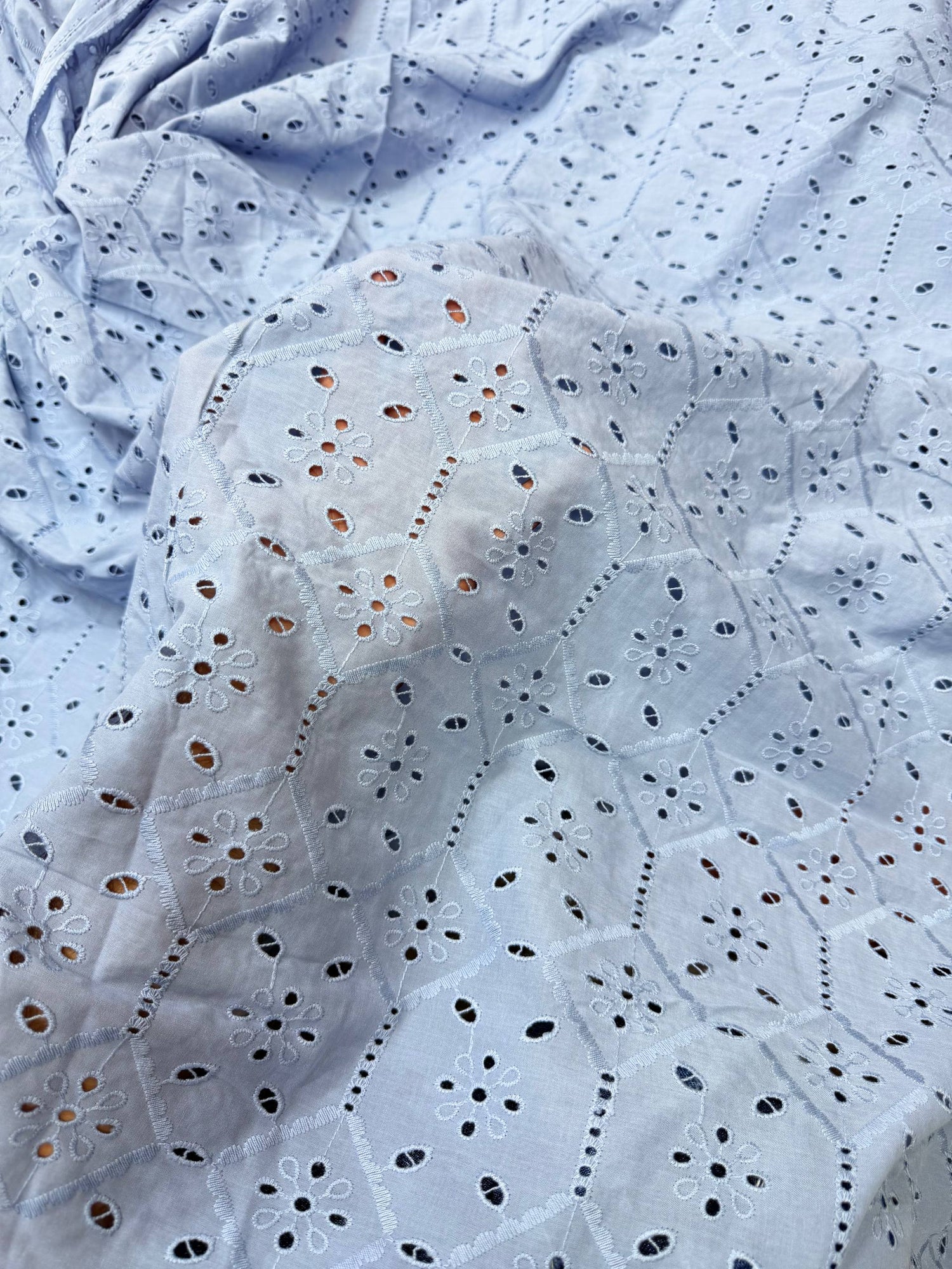 Most Premium Pure Cotton Hakuba Chikankari Fabric (Big WIDTH!!)