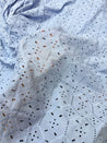 Most Premium Pure Cotton Hakuba Chikankari Fabric (Big WIDTH!!)