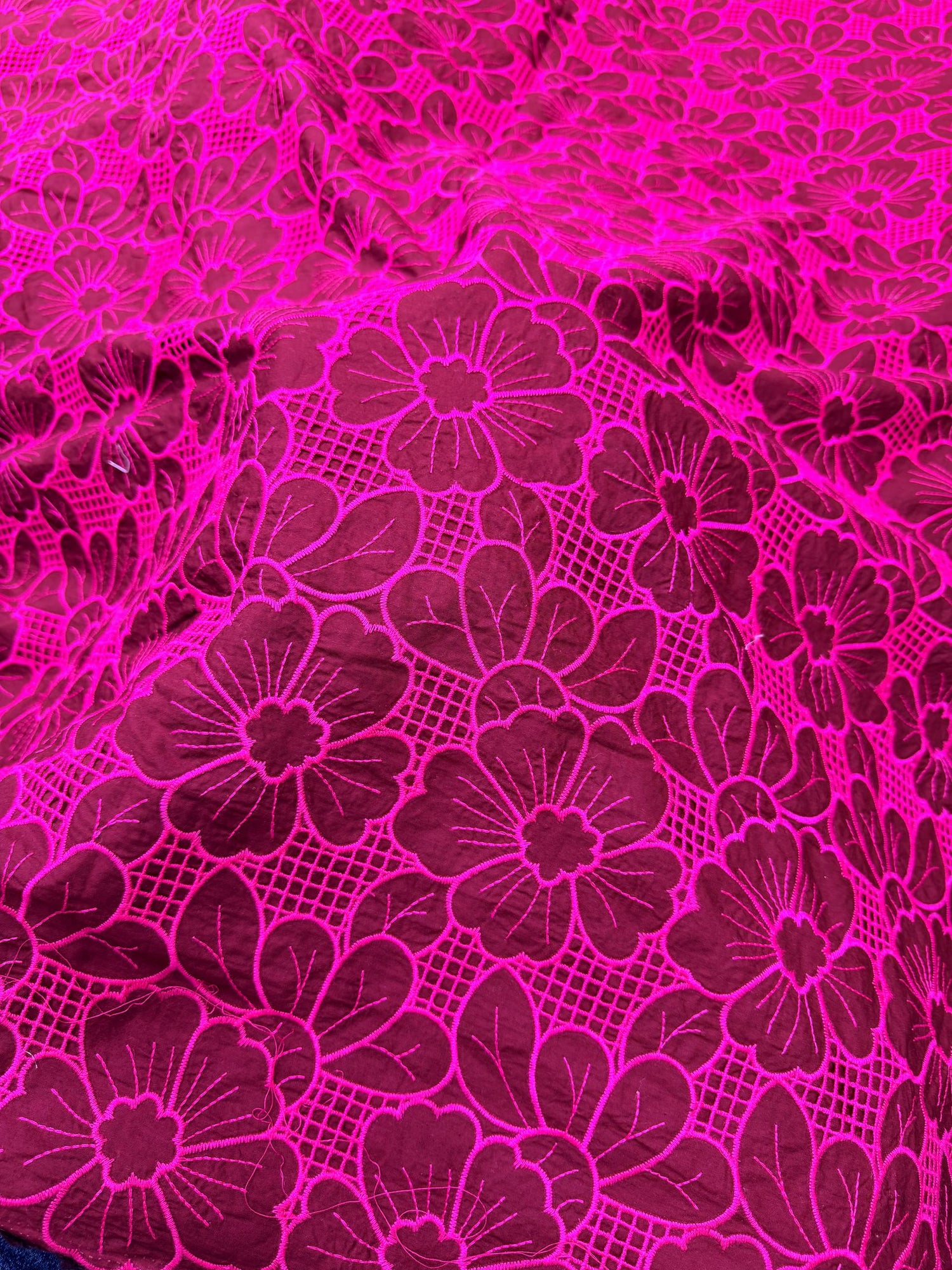 Most Premium Pure Cotton Hakuba Chikankari Fabric (Big WIDTH!!)