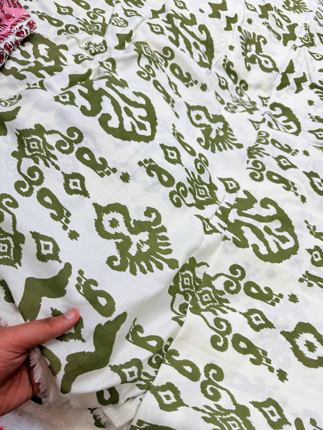 (On SALE Prices) Premium Pure Export Quality Cotton Printed Complete Suit Set