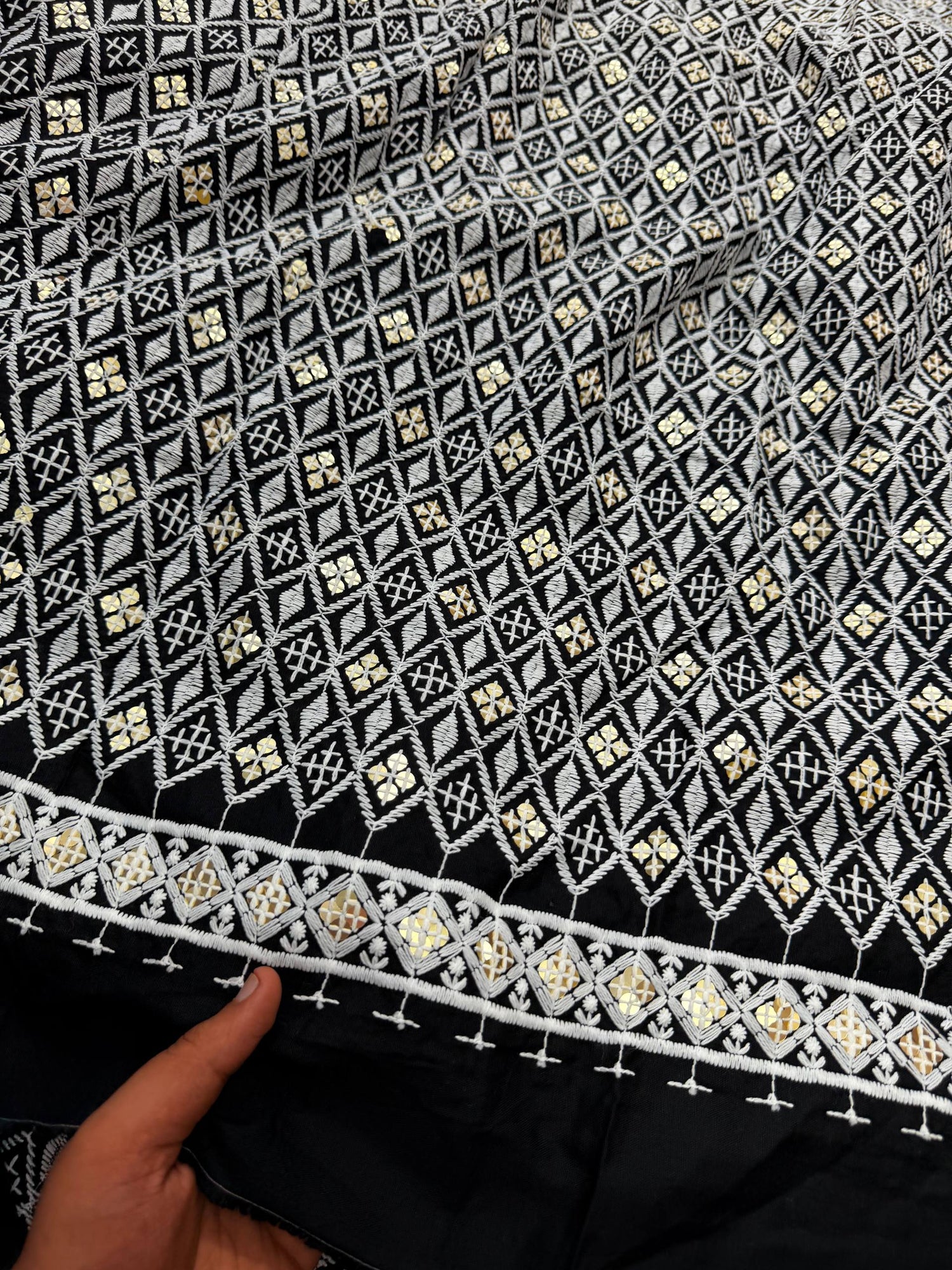 Most Premium Pure Cotton Lakhnawi FABRIC (Big WIDTH!!)