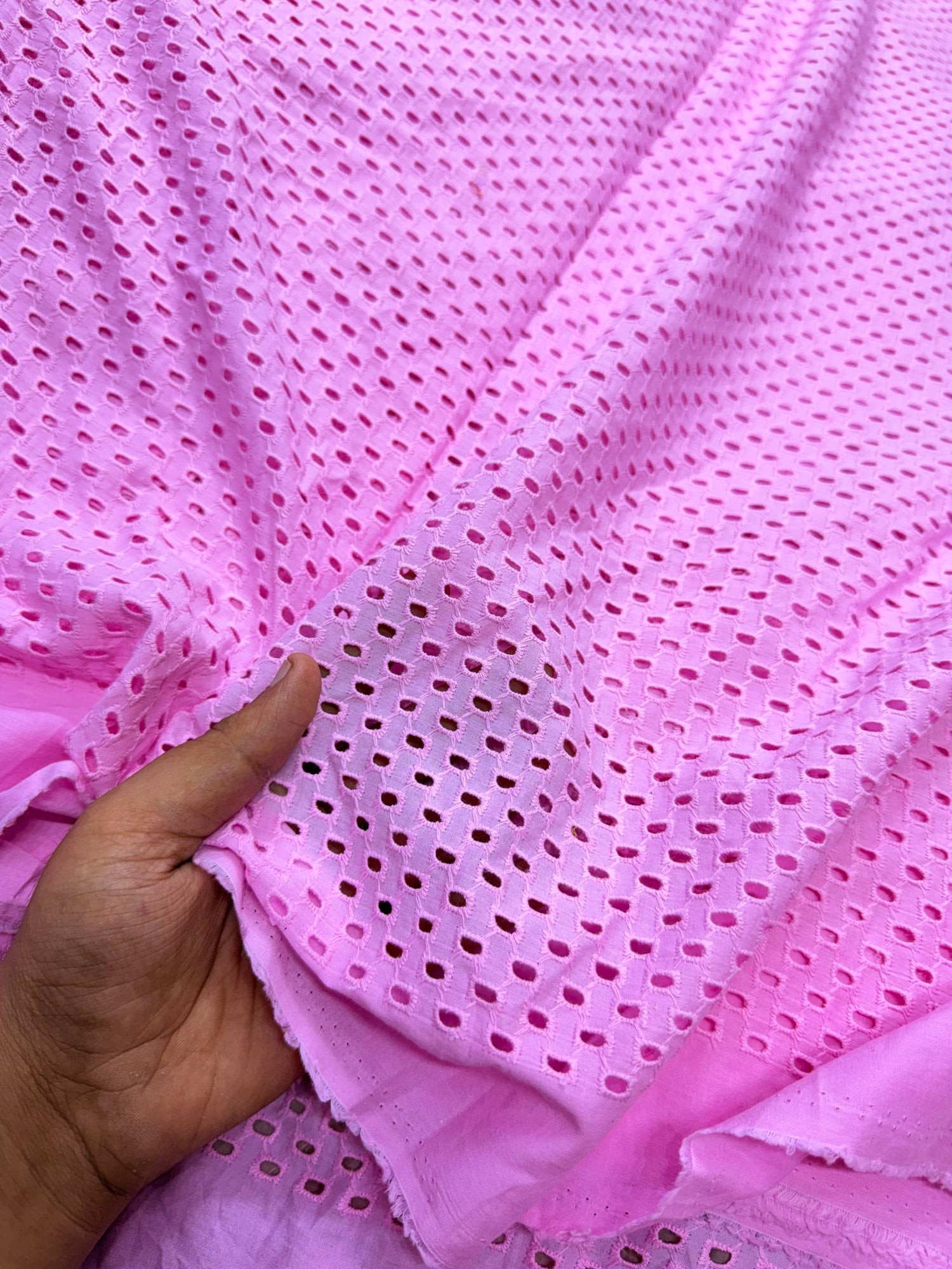 Most Premium Pure Cotton Hakuba Chikankari Fabric (Big WIDTH!!)