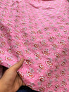 Most Premium Pure Cotton Hakuba Chikankari Printed Fabric (Big WIDTH!!)