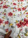 Most Premium Pure Cotton Hakuba Chikankari Printed Fabric (Big WIDTH!!)