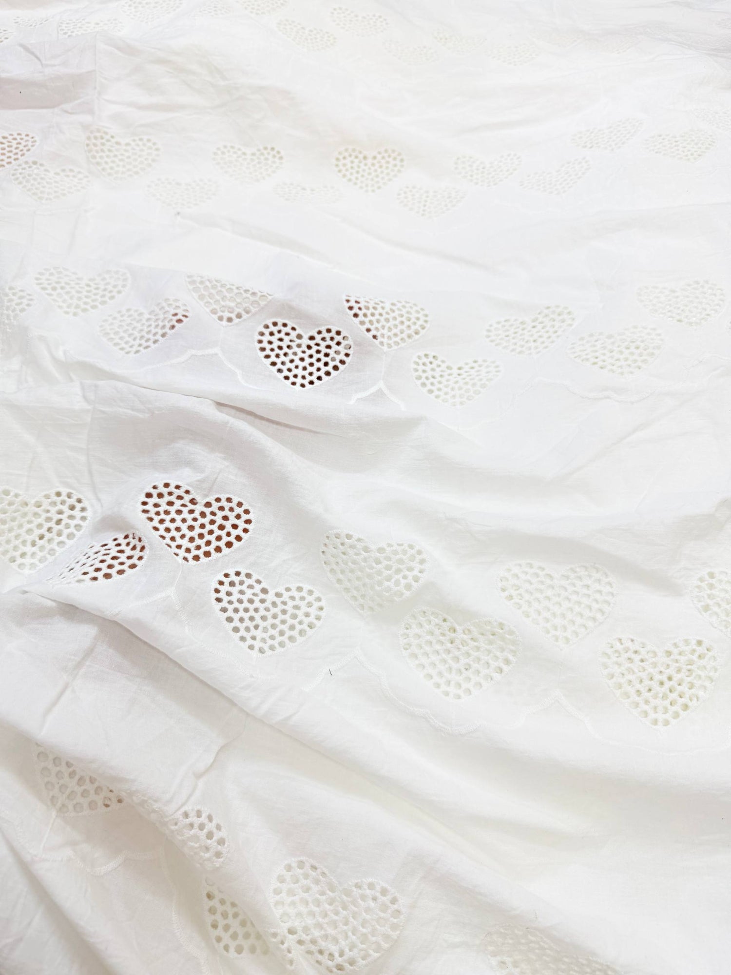 Most Premium Pure Cotton Hakuba Chikankari Fabric (Big WIDTH!!) (Dyeable Also)