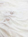 Most Premium Pure Cotton Hakuba Chikankari Fabric (Big WIDTH!!) (Dyeable Also)