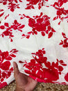 Cut Piece SALE- Premium Designer HAKUBA CHIKANKARI FABRICS IN SALE - Cut SIZE (3) METER