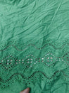 Cut Piece SALE- Premium Designer HAKUBA CHIKANKARI FABRICS IN SALE - Cut SIZE (2.20) METER
