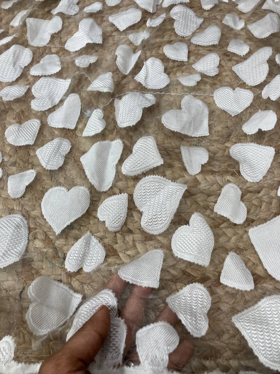 Cut Piece SALE- Premium Designer HAKUBA CHIKANKARI FABRICS IN SALE - Cut SIZE (1.60) METER
