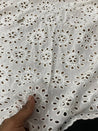 Cut Piece SALE- Premium Designer HAKUBA CHIKANKARI FABRICS IN SALE - Cut SIZE (1.15) METER