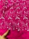 Cut Piece SALE- Premium Designer HAKUBA CHIKANKARI FABRICS IN SALE - Cut SIZE (3.10) METER