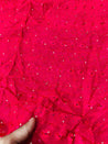 Cut Piece SALE- Premium Designer HAKUBA CHIKANKARI FABRICS IN SALE - Cut SIZE (2) METER