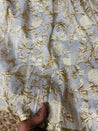 Cut Piece SALE- Premium Designer HAKUBA CHIKANKARI FABRICS IN SALE - Cut SIZE (2.90) METER
