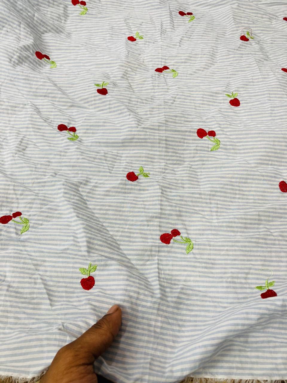 Cut Piece SALE- Premium Designer HAKUBA CHIKANKARI FABRICS IN SALE - Cut SIZE (3.75) METER