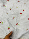 Cut Piece SALE- Premium Designer HAKUBA CHIKANKARI FABRICS IN SALE - Cut SIZE (3.75) METER