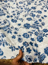 Cut Piece SALE- Premium Designer HAKUBA CHIKANKARI FABRICS IN SALE - Cut SIZE (1.5) METER