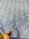 Cut Piece SALE- Premium Designer HAKUBA CHIKANKARI FABRICS IN SALE - Cut SIZE (1.5) METER
