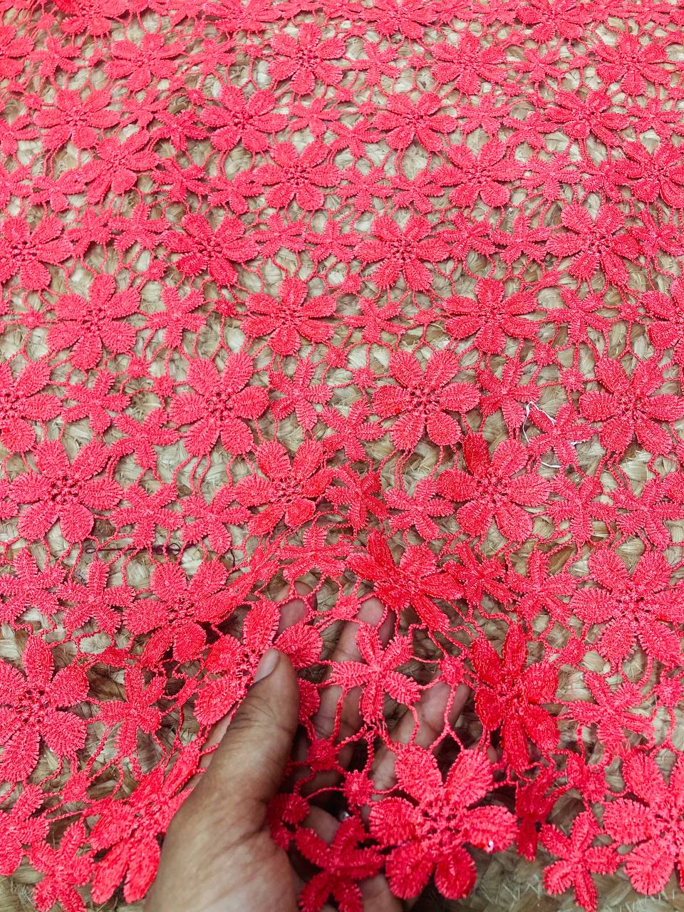 Cut Piece SALE- Premium Designer HAKUBA CHIKANKARI FABRICS IN SALE - Cut SIZE (1.25) METER