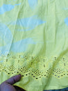 Cut Piece SALE- Premium Designer HAKUBA CHIKANKARI FABRICS IN SALE - Cut SIZE (1.5) METER