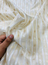 MOST Premium Russian (Cosmos) SILK FABRIC ZARI WORK (Dyeable Also)
