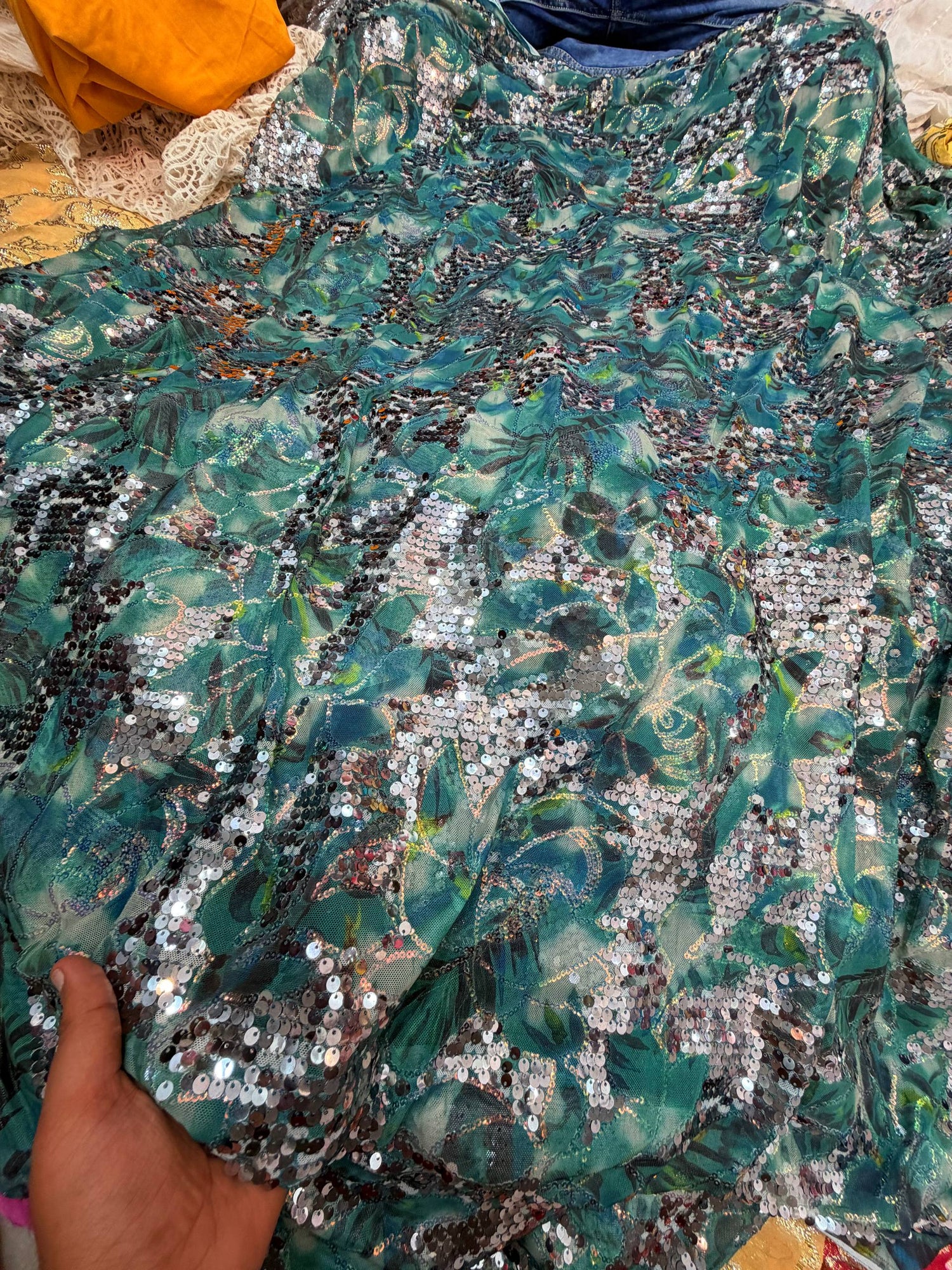 Premium Imported Sequin Net FABRIC (Big WIDTH!!)