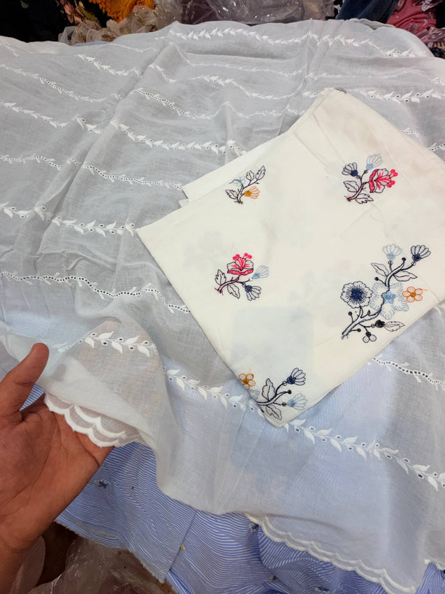 Most Premium Cotton Suit Collection (Complete Suit With Dupatta)