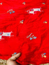 Cut Piece SALE- Premium Designer HAKUBA CHIKANKARI FABRICS IN SALE - Cut SIZE (3) METER