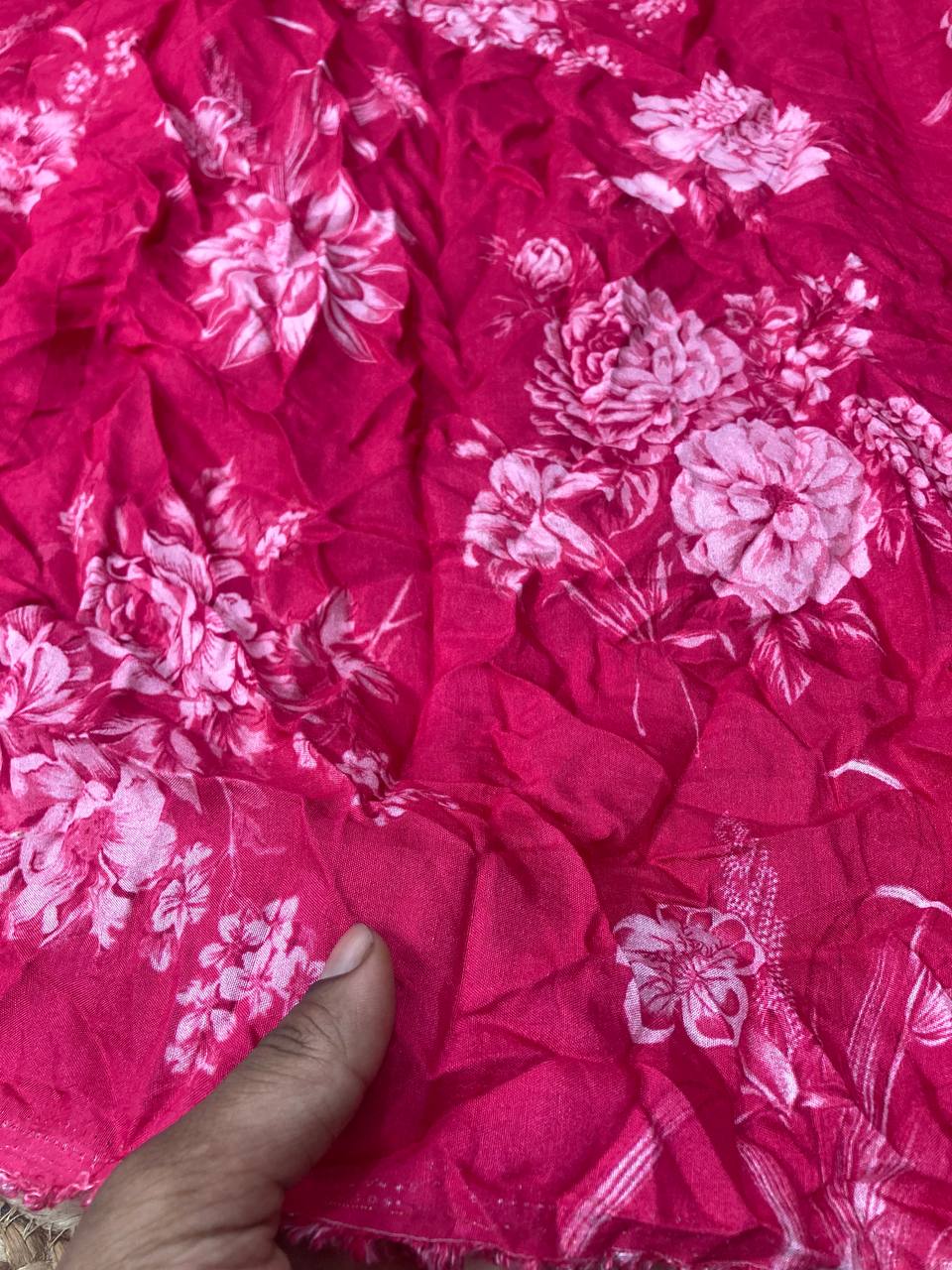 Cut Piece SALE- Premium Designer HAKUBA CHIKANKARI FABRICS IN SALE - Cut SIZE (1.70) METER