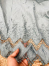 Cut Piece SALE- Premium Designer HAKUBA CHIKANKARI FABRICS IN SALE - Cut SIZE (4) METER