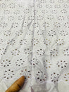 Cut Piece SALE- Premium Designer HAKUBA CHIKANKARI FABRICS IN SALE - Cut SIZE (2) METER