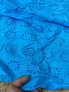 Cut Piece SALE- Premium Designer HAKUBA CHIKANKARI FABRICS IN SALE - Cut SIZE (3) METER