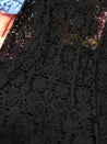 Premium Fine GPO LACEWORK Hakuba Chikan Work On Pure Cotton FABRIC (Big WIDTH!!)