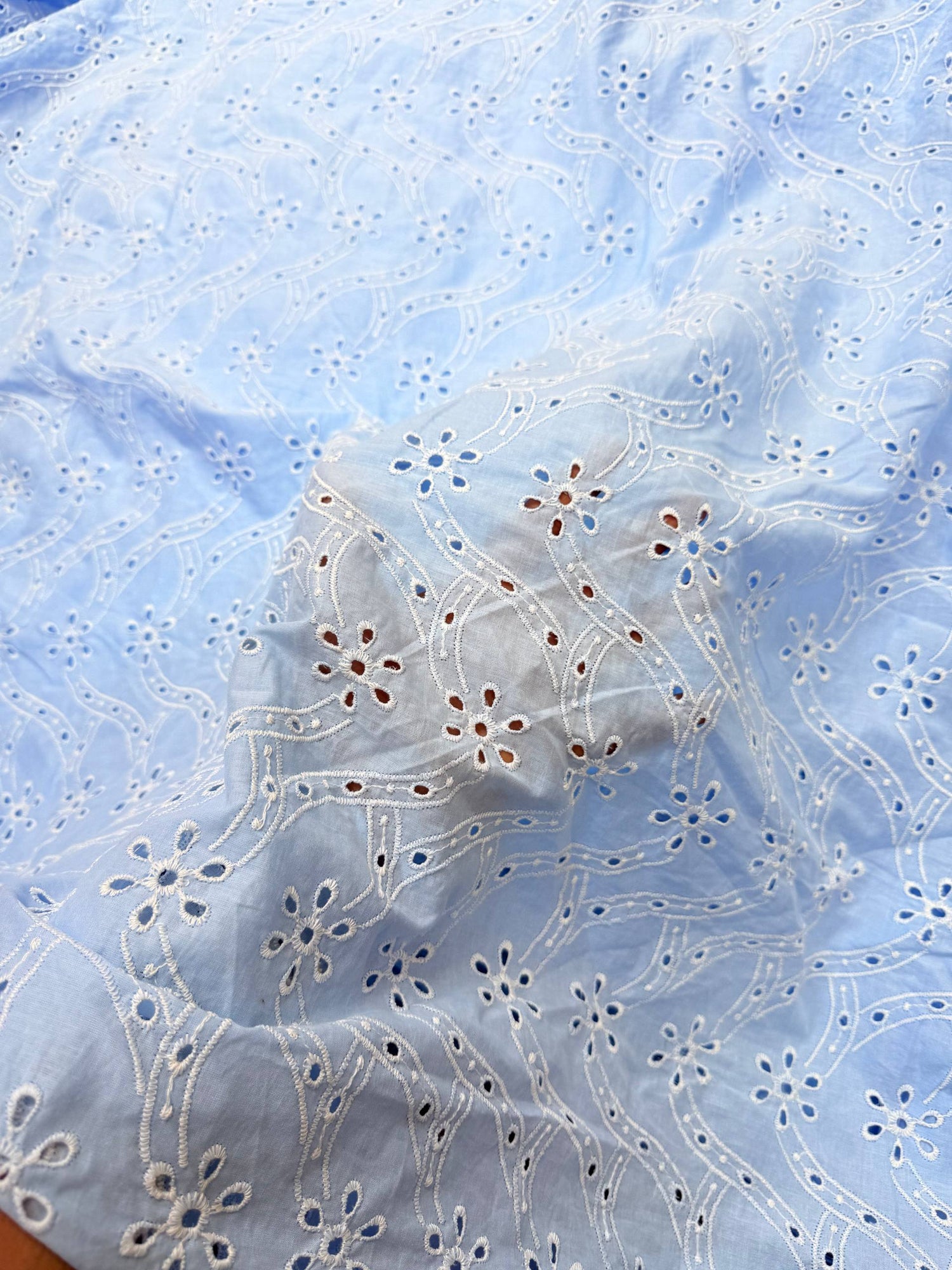 Most Premium Pure Cotton Hakuba Chikankari Fabric (Big WIDTH!!)