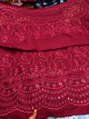 Most Premium Pure Cotton Hakuba Chikankari Fabric (Big WIDTH!!)