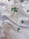 Most Premium Pure Cotton Hakuba Chikankari Fabric (Big WIDTH!!)