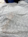 Most Premium Pure Cotton Hakuba Chikankari Fabric (Big WIDTH!!)